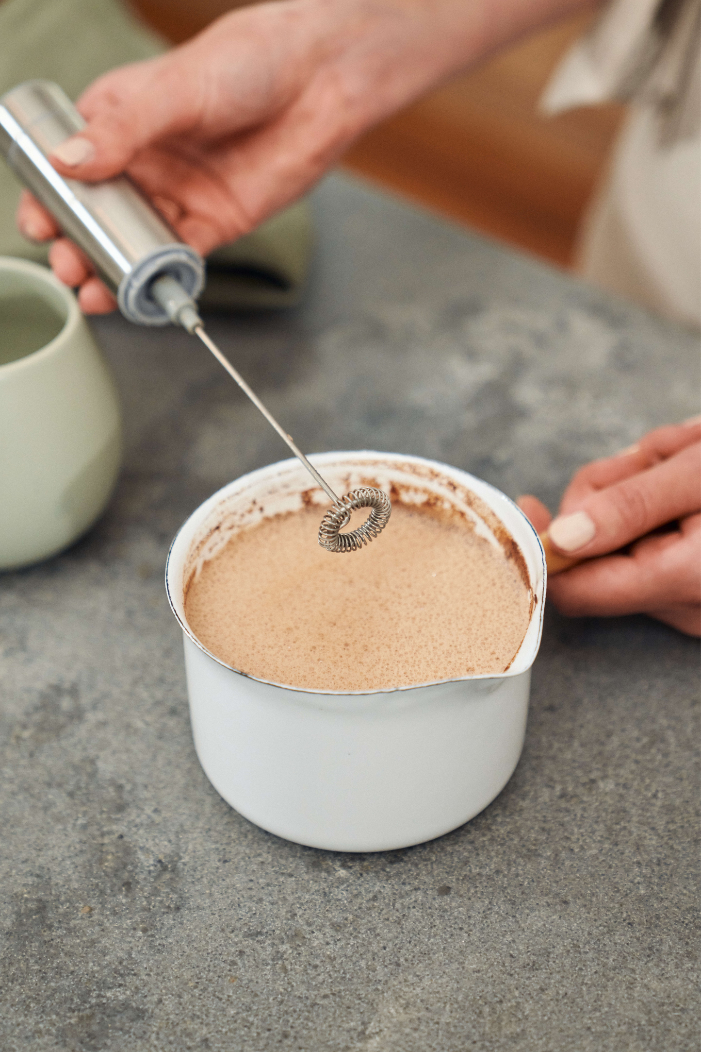 Handheld Cacao Milk Frother